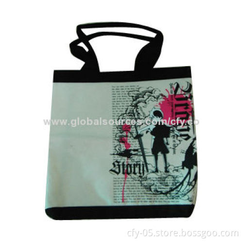 Fashion Canvas Shopping/Beach Bag, OEM and OEM Orders Available, Customized Designs Welcomed